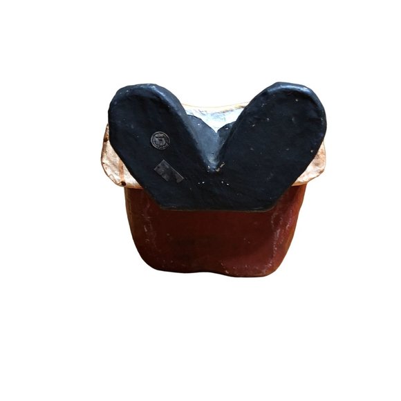 Paper Mache Shelf Sitter Santa Father Christmas Farmhouse Decoration Holiday Lar - Picture 16 of 16